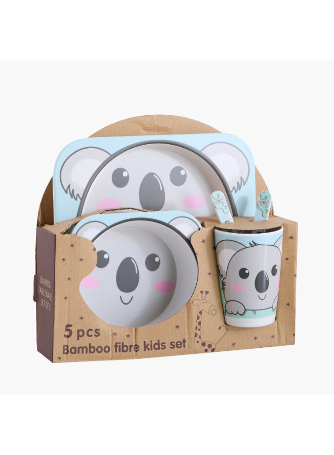 Home Box Koala Bamboo Dinner Set for Kids - Image 5